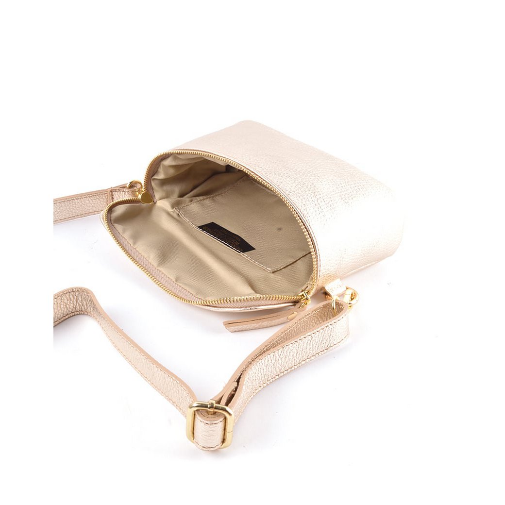 Lederen heuptas - Metallic | 5527731