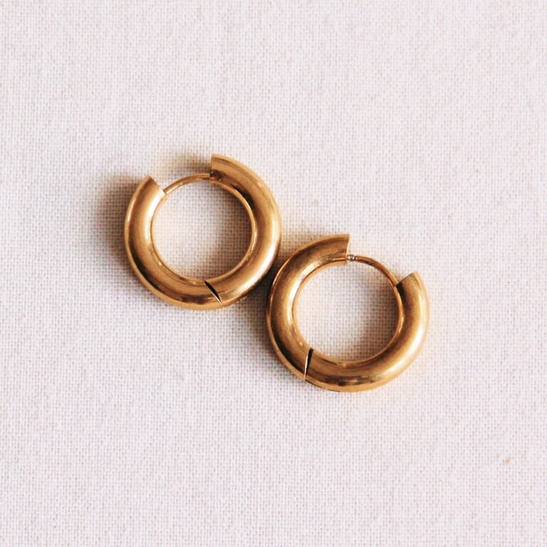 EA516: RVS breed creool 16mm - goud