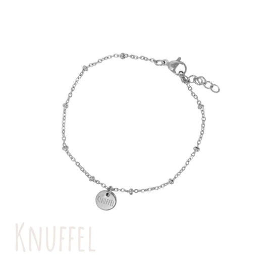 Knuffel Bedel Armband - Zilver