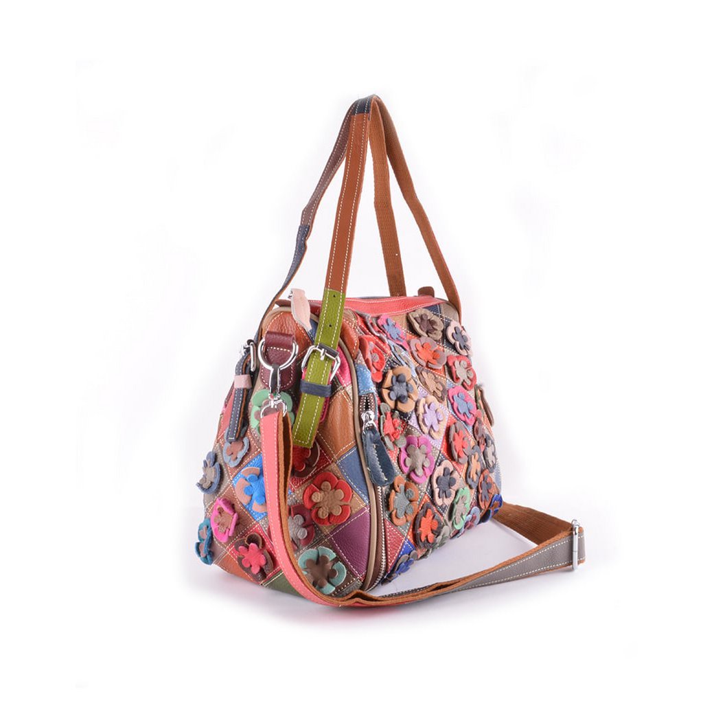 Lederen handtas | Multicolor de unique | 552860
