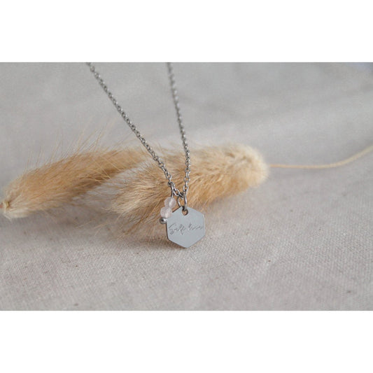 Ketting Self Love & Rozenkwarts - Zilver