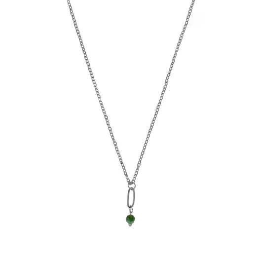 Ketting Smaragd - Zilver
