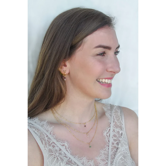 Geboortesteen Ketting - Goud (per maand te bestellen)