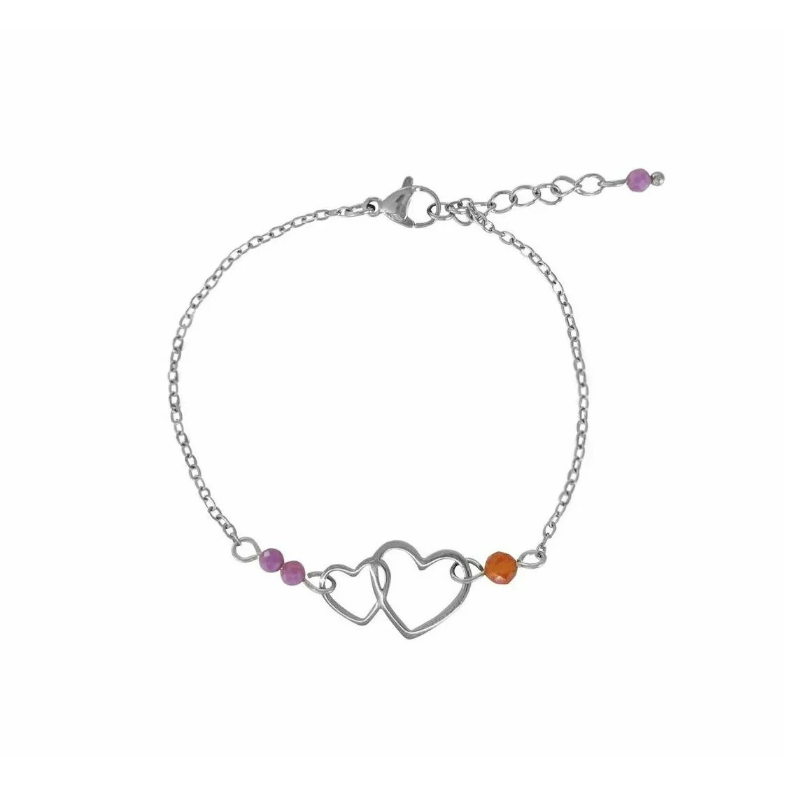 Liefdevol & Moedig Armbandje - Zilver