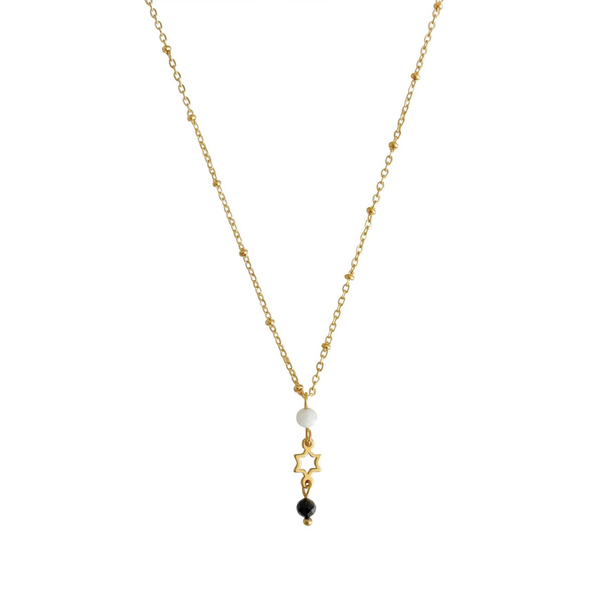 Ster Hanger Ketting - Goud
