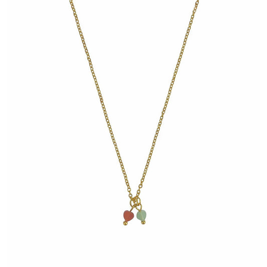 Ketting Aventurijn Hartjes - Goud