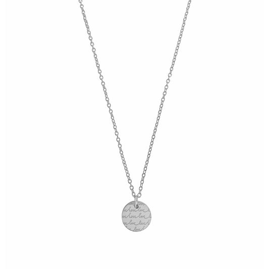 Ketting Love Love Love - Zilver
