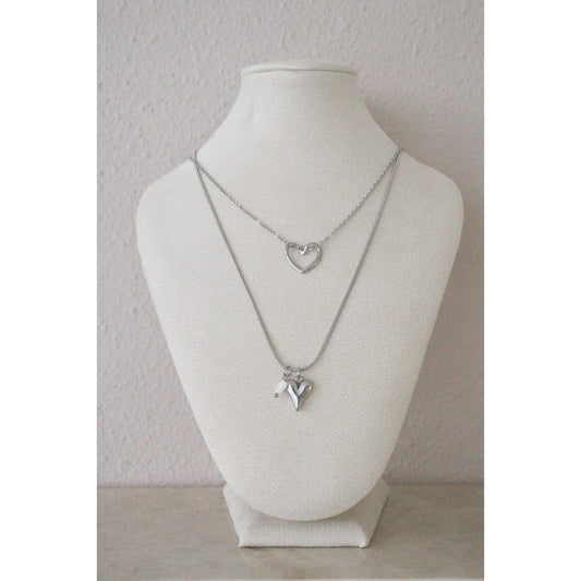 Hart Ketting - Zilver