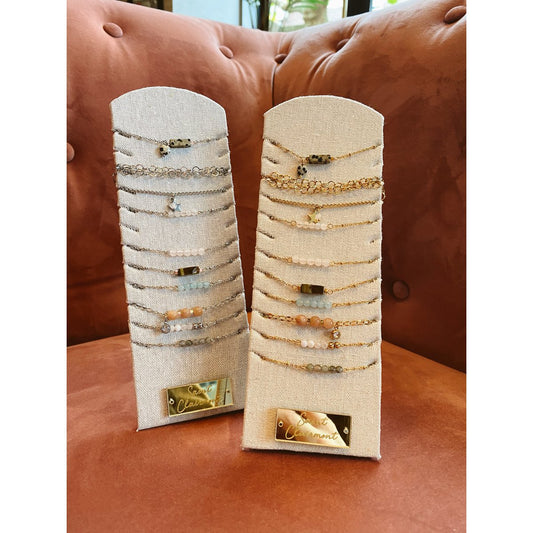 Armbandje Maansteentjes - Goud