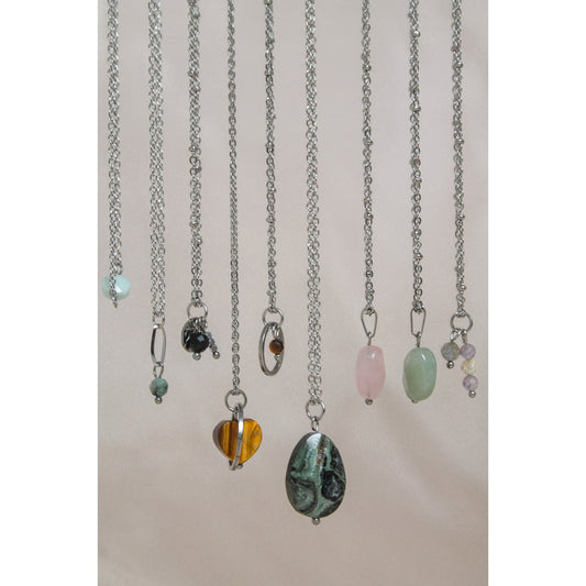 Ketting Smaragd - Zilver