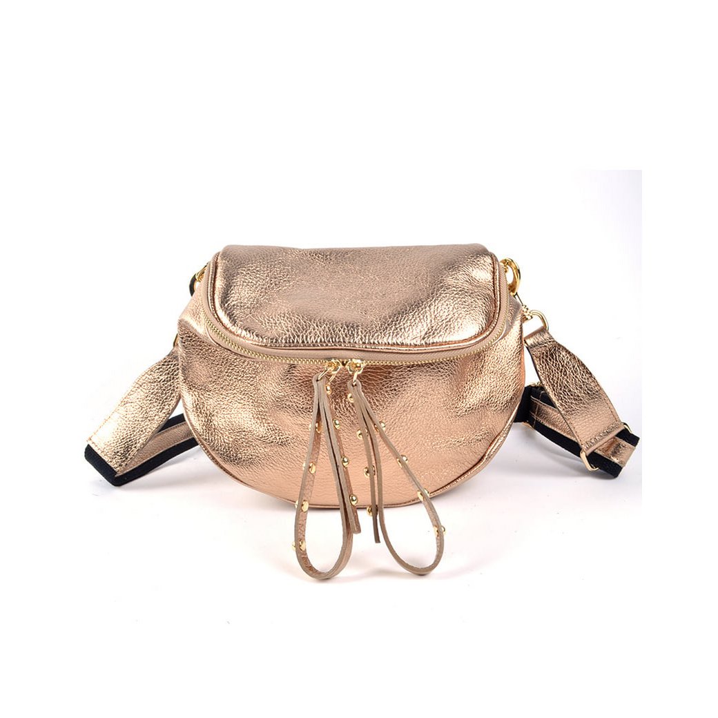 Lederen heuptas Metallic | 5526071