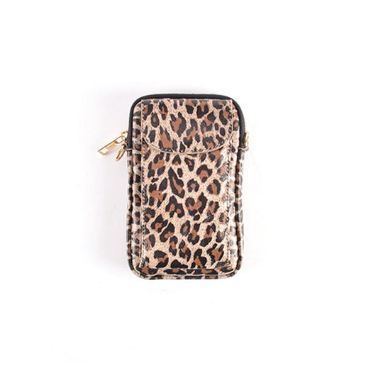 Nubuck telefoontasje | Metallic | 5527922