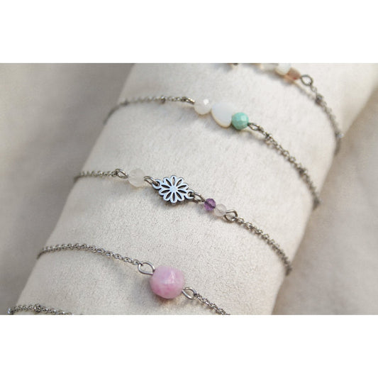 Armband Chalcedoon - Zilver