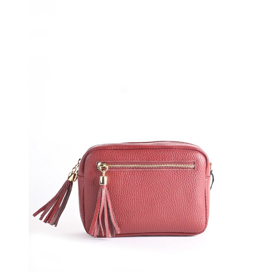 Lederen schoudertas | 900128