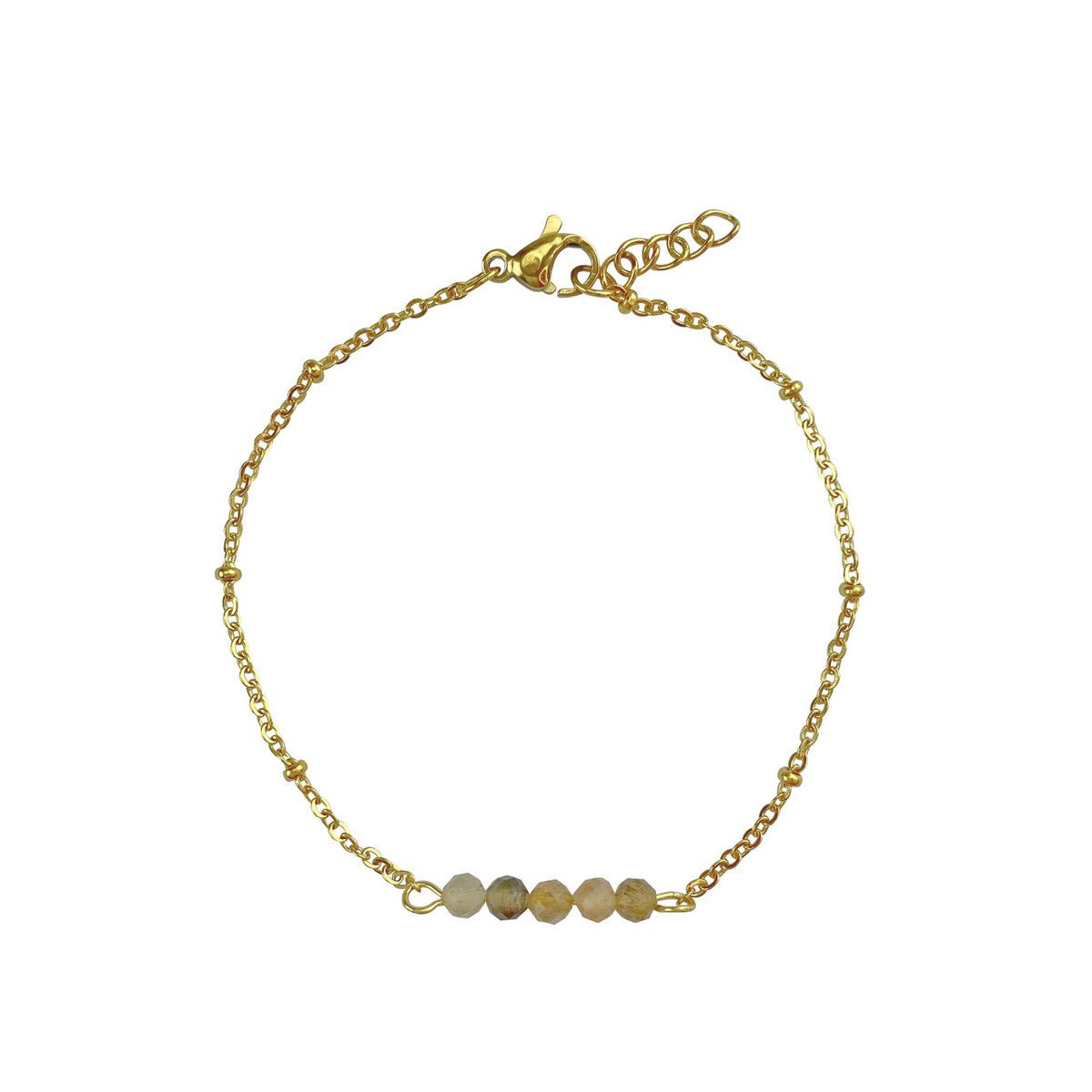 Armband Zonnesteen - Goud