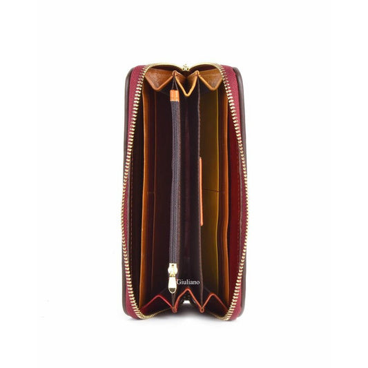 Lederen portemonnee | Multicolor