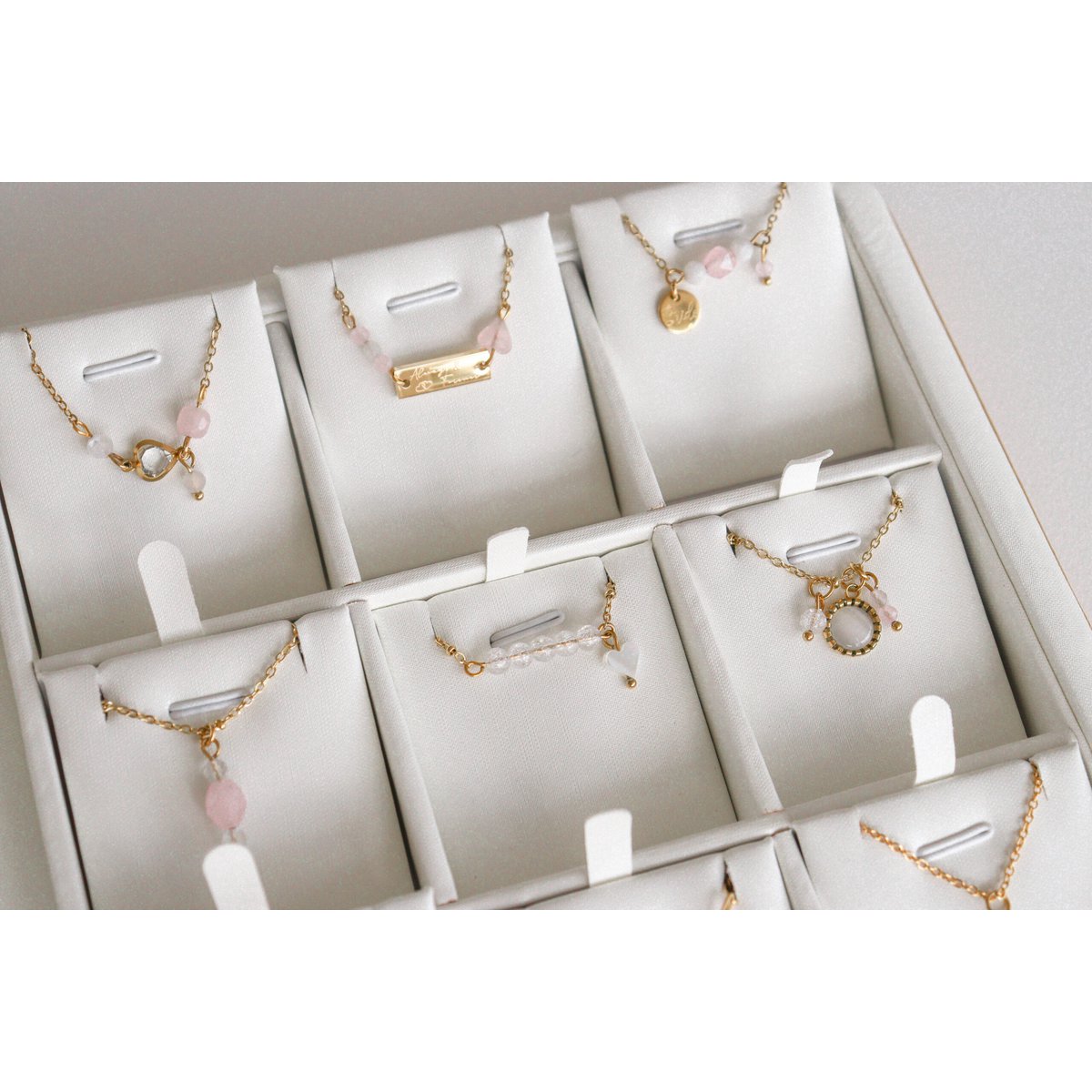 Cracked Bergkristal & Hartje Armband - Goud