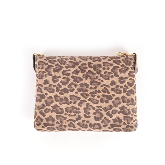 Lederen Panter Metallic Clutch | 5529731