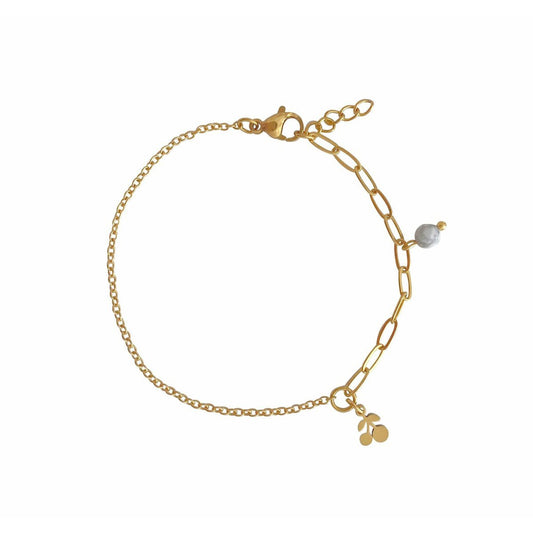 Armbandje Howliet & Kersje - Goud