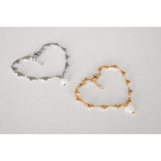 Hartjes Armband - Zilver