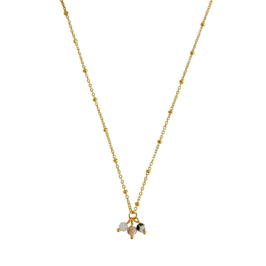 Energie Edelsteen Ketting - Goud