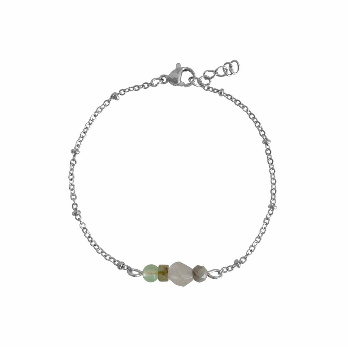 Edelstenen Kracht Armband - Zilver