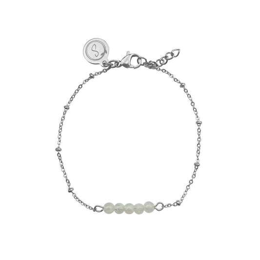 Armbandje Maansteentjes - Zilver