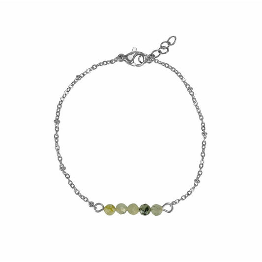 Armbandje Prehniet - Zilver