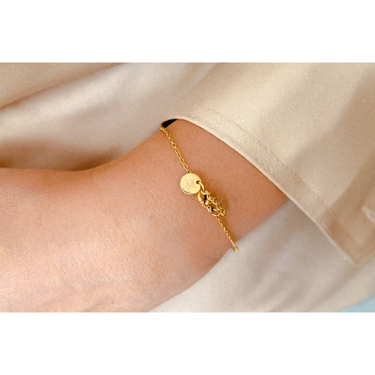 Armbandje Love Bedel - Goud