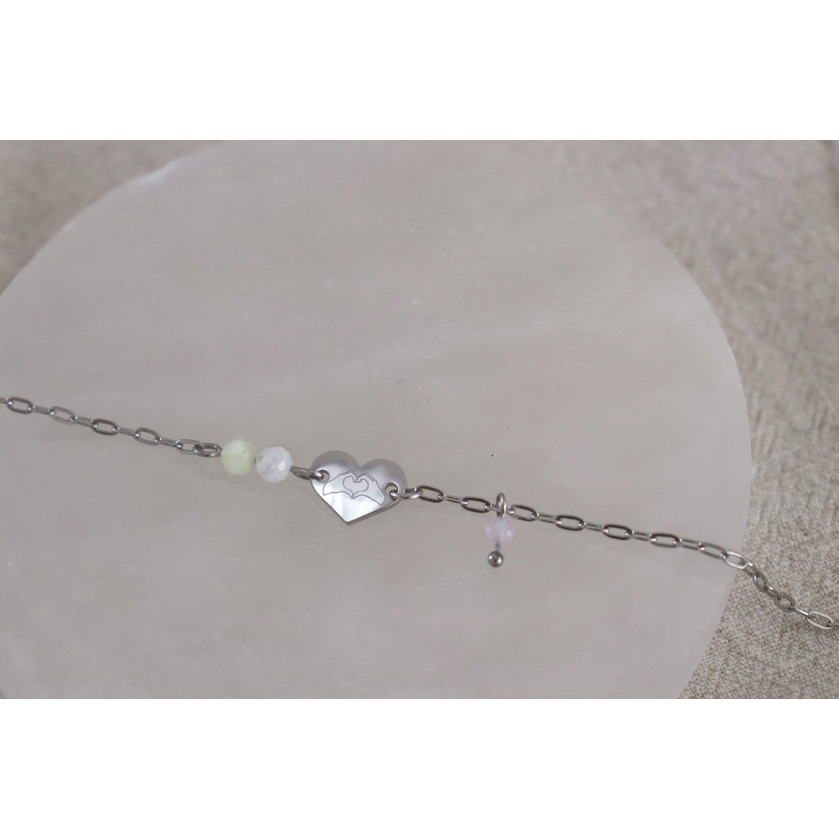 Armbandje Liefde & Support - Zilver