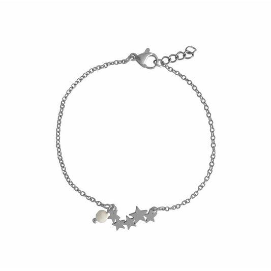 Armband Sterretjes & Maansteen - Zilver