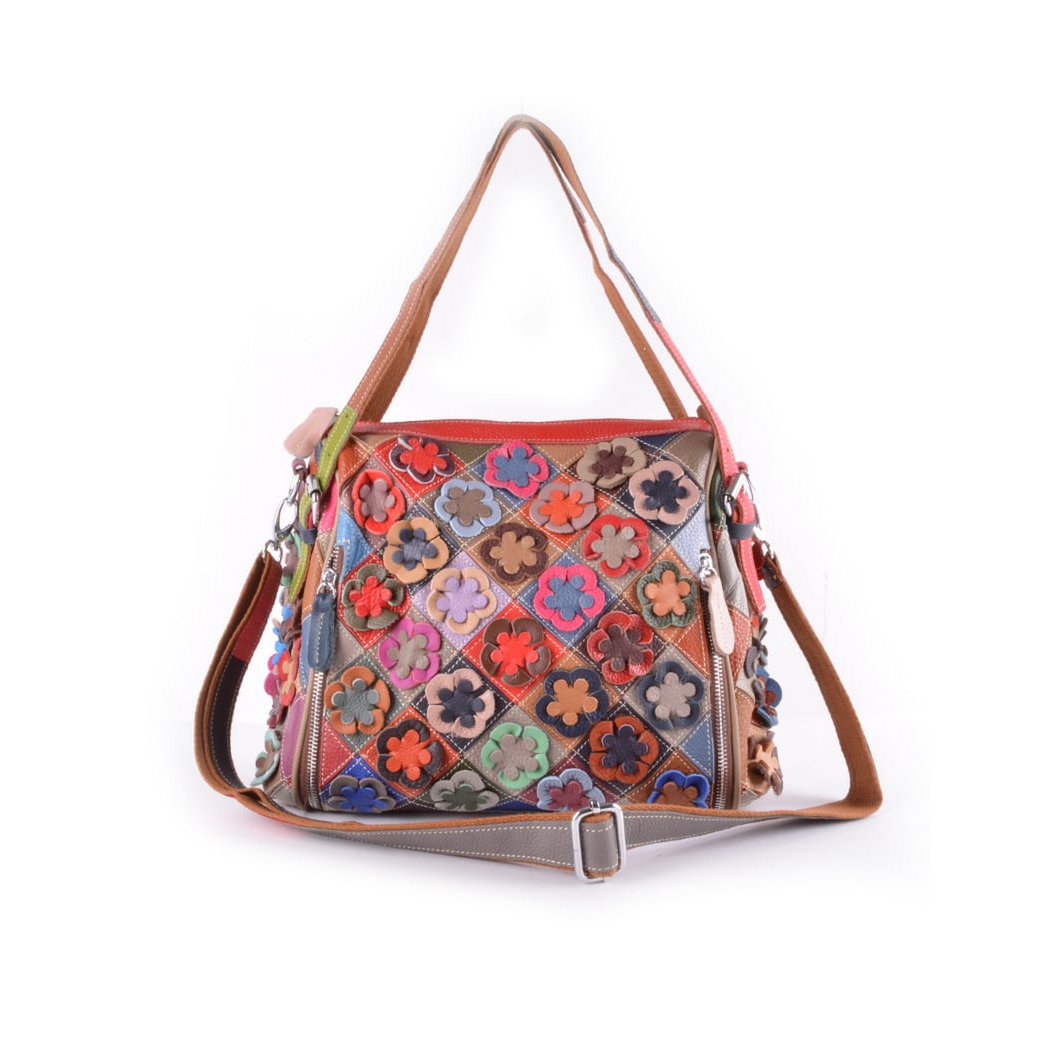 Lederen handtas | Multicolor de unique | 552860