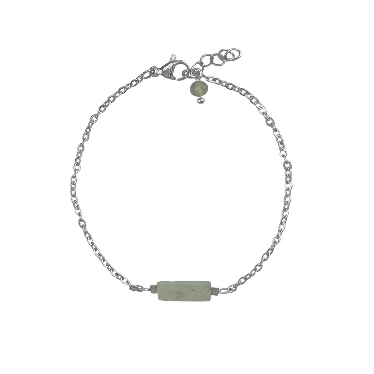 Armband Labradoriet & Hematiet - Zilver