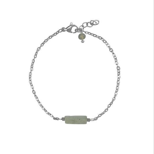 Armband Labradoriet & Hematiet - Zilver