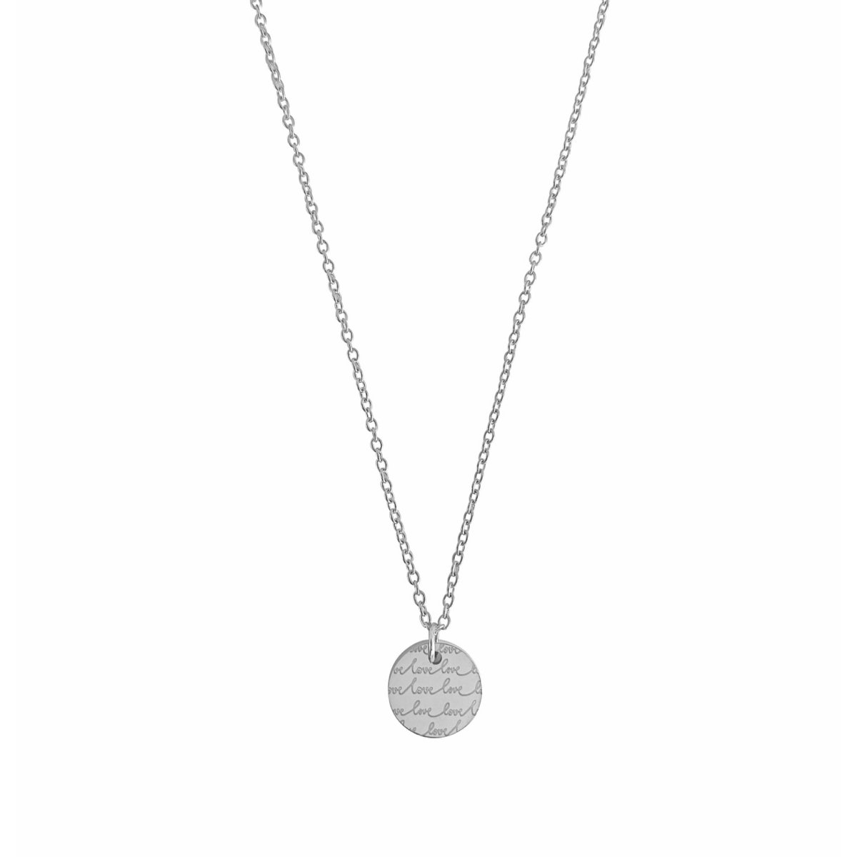 Ketting Love Love Love - Zilver