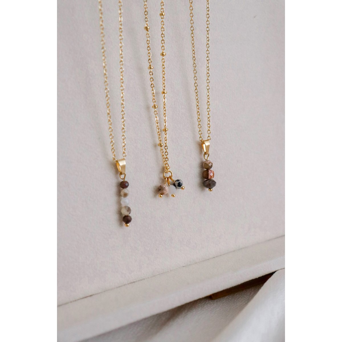 Energie Edelsteen Ketting - Goud