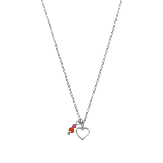 Liefdevol & Moedig Kettinkje - Zilver
