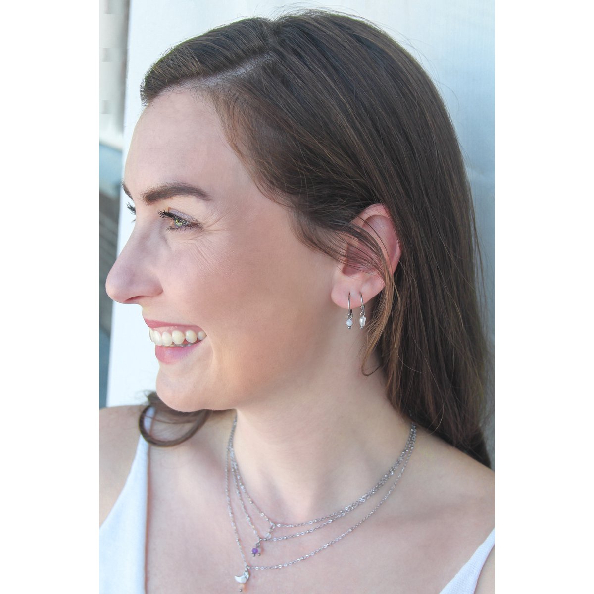 Ketting Gouden Driehoek - Zilver