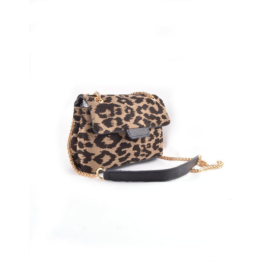 Lederen schoudertas cheetah | 552961