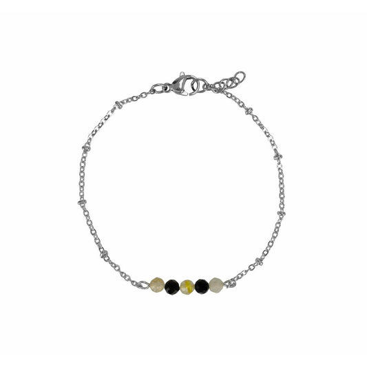 Armband Toermalijn & Rutielkwarts - Zilver