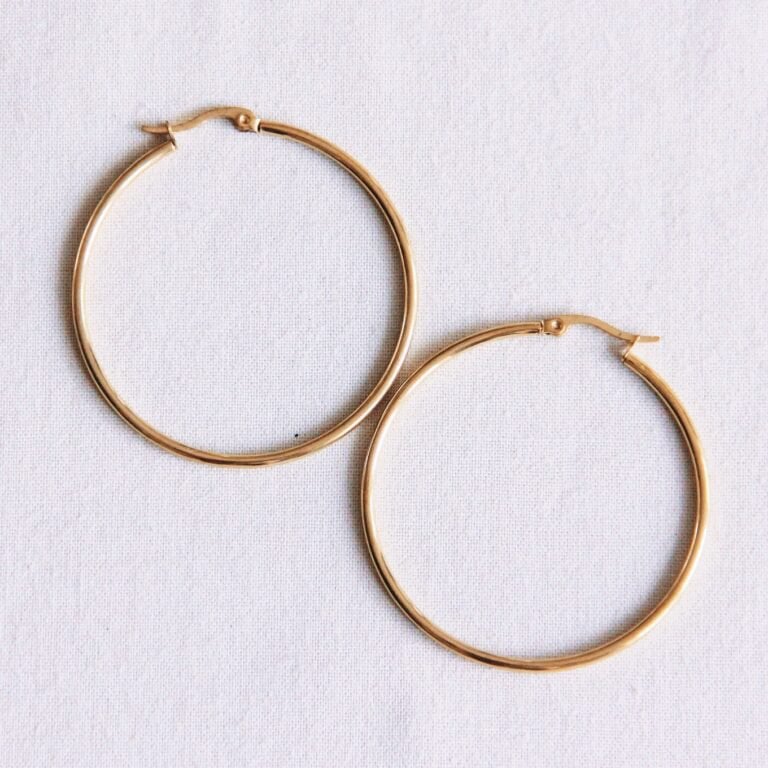 RVS creol 50mm 'basic' - goud