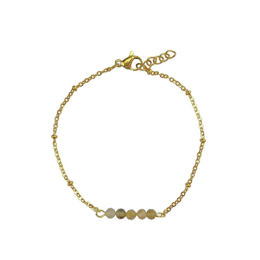 Armband Zonnesteen - Goud