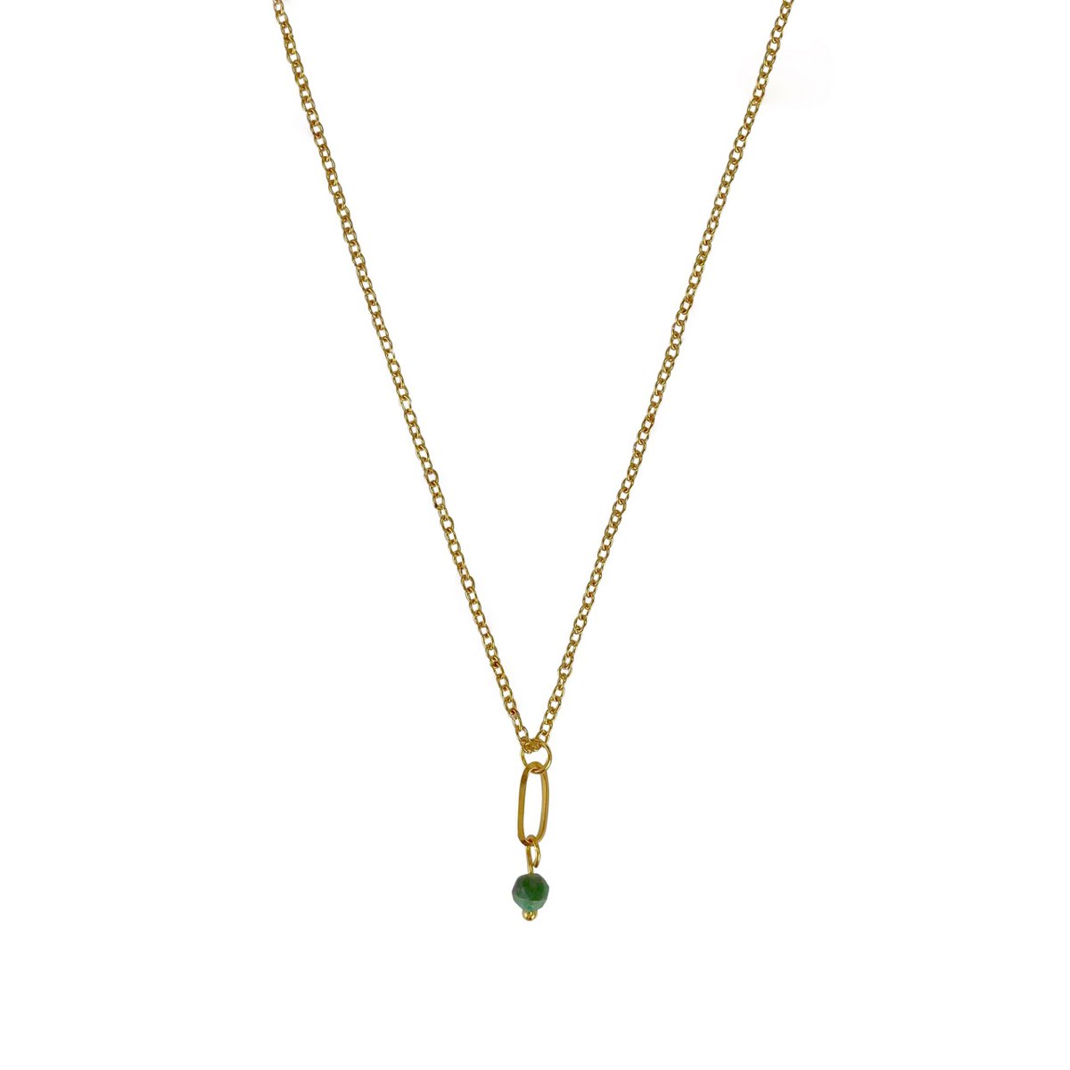 Ketting Smaragd - Goud