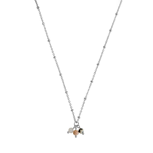 Energie Edelsteen Ketting - Zilver