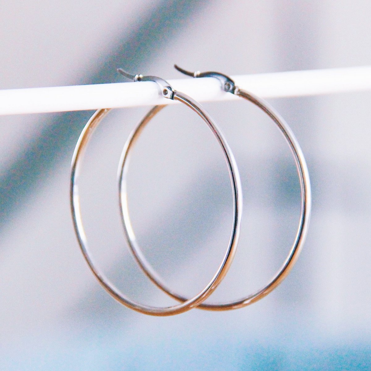 RVS creol 50mm 'basic' - zilver