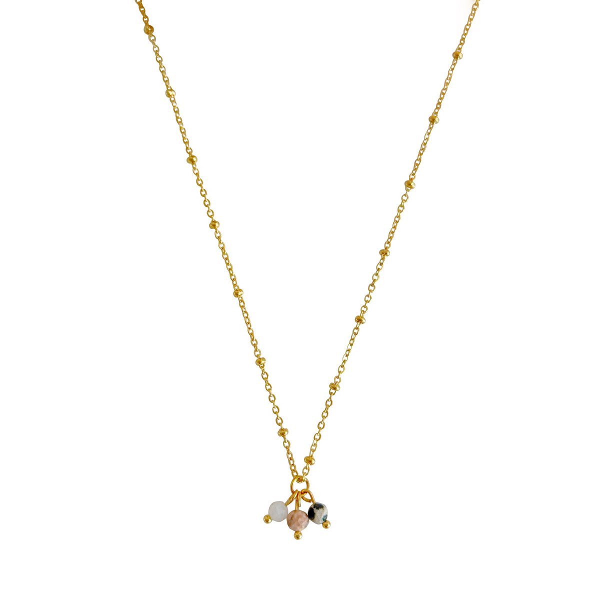 Energie Edelsteen Ketting - Goud