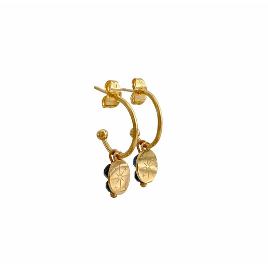 Gouden Toermalijn Sparkle Oorringen