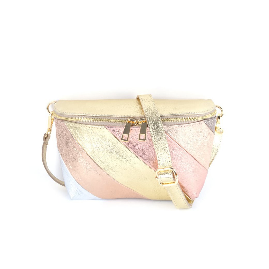 Lederen heuptas Rainbow Metallic | 552945